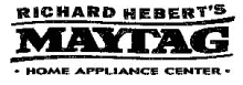 Richard Hebert's Maytag Home Appliance Center Logo